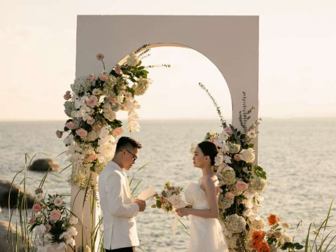 Tiệc Cưới Tại Hòn Cò Resort Cà Ná